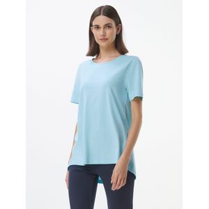 Shirt Benedikte 100% katoen ronde hals Van Green Cotton blauw