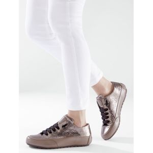 Sneakers Rock Chic Van Candice Cooper goudkleur