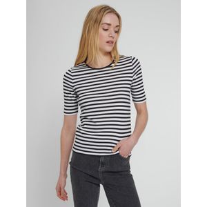 Shirt in set 2 100% katoen ronde hals Van Peter Hahn wit