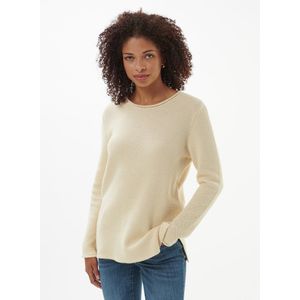 Trui ronde hals Van Peter Hahn wit