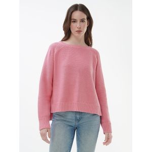 Trui ronde hals Van Peter Hahn roze