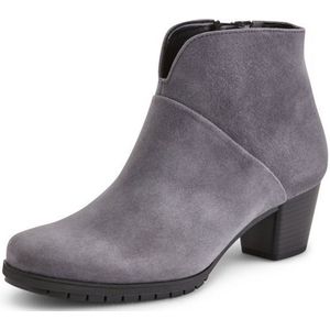 Laarsjes kalfsnubuckleer Van Gabor Comfort grijs