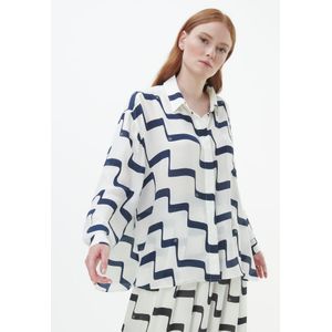 Overhemdblouse Van BASLER wit