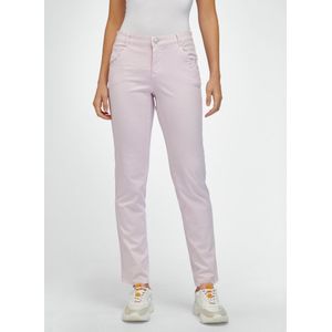 Broek in 5-pocketsmodel galons opzij Van Peter Hahn roze