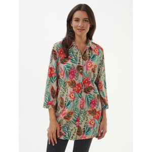 Lange blouse Van Emilia Lay beige