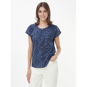 Overslagblouse Van Peter Hahn blauw