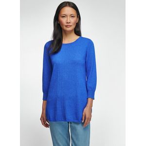 Trui ronde hals en 3/4-mouwen Van Peter Hahn blauw