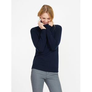 Coltrui 100% kasjmier lange mouwen Van Peter Hahn blauw