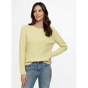 Trui ronde hals Van Peter Hahn geel