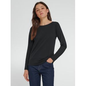 Shirt 100% katoen lange mouwen Van Efixelle zwart