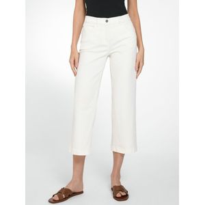 Jeans-culotte pasvorm Barbara Van Peter Hahn wit