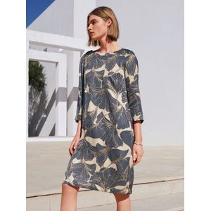 Jurk 3/4-mouwen Van Peter Hahn beige