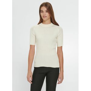 Trui ronde hals 100% SUPIMA-katoen Van Peter Hahn wit