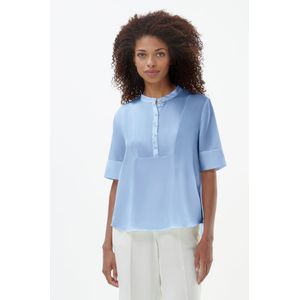Blouse Van Peter Hahn blauw