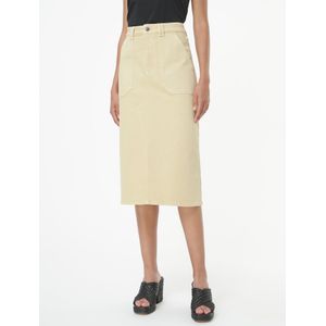 Jeansrok riemlussen Van DAY.LIKE beige