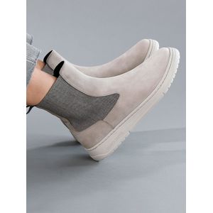 Chelsea-laarsjes Velanie Chelsea Van Candice Cooper beige