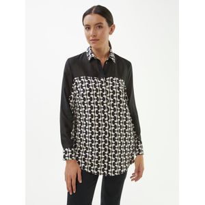 Blouse lange mouwen Van Emilia Lay zwart