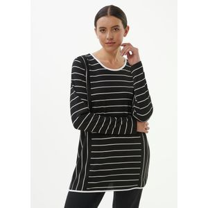 Shirt een ronde hals Van Emilia Lay zwart