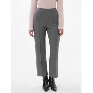 Enkellange Wide Fit broek Van Raffaello Rossi grijs