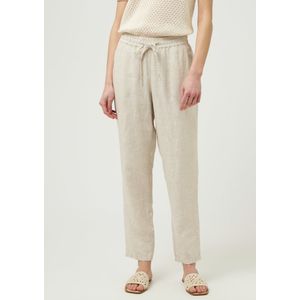 Enkellange broek Van Peter Hahn beige