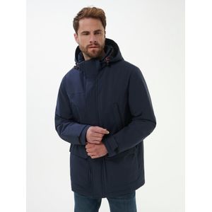 Functionele parka Van Peter Hahn blauw