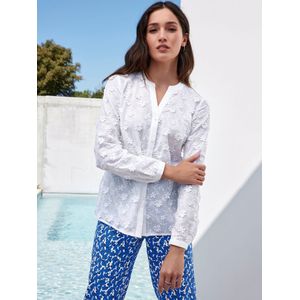 Blouse Van Peter Hahn wit