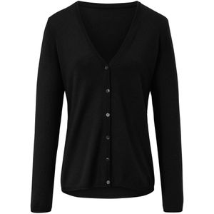 Vest scheerwol en kasjmier Van include zwart