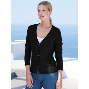 Vest scheerwol en kasjmier Van include zwart