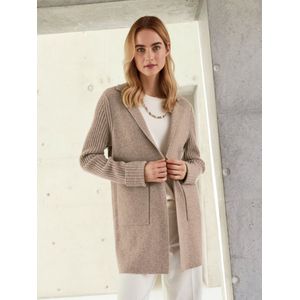 INCLUDE - Lang Vest - Beige - 100% Kasjmier - Premium Kwaliteit