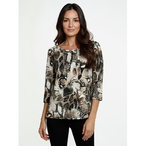 T-shirt ronde hals Van Efixelle bruin