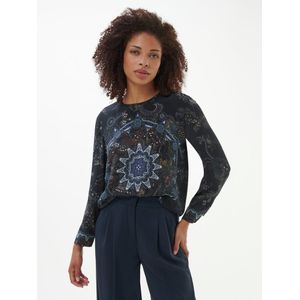 Blouse lange mouwen Van Riani blauw