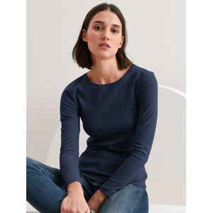 Shirt 100% katoen ronde hals Van Bogner blauw