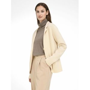 Tricotblazer reverskraag Van Peter Hahn wit