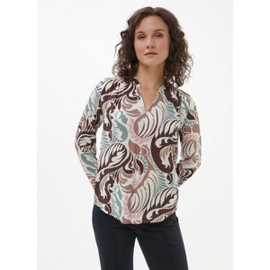 Blouse Van Peter Hahn bruin