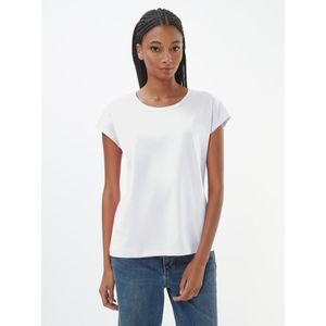 Shirt ronde hals Van Peter Hahn wit