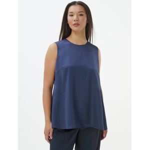 Blousetopje Van Anna Aura blauw