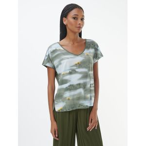 V-shirt Van BASLER groen