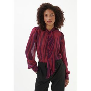 Blouse lange mouwen Van Uta Raasch rood