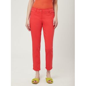Enkellange broek in smal model Van Fadenmeister Berlin rood