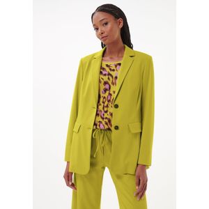Jersey blazer Van BASLER geel