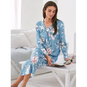 Lang nachthemd Van Fürstenberg blauw