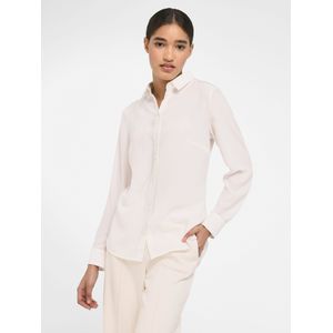 Blouse 100% zijde Van Peter Hahn Seidenreich wit