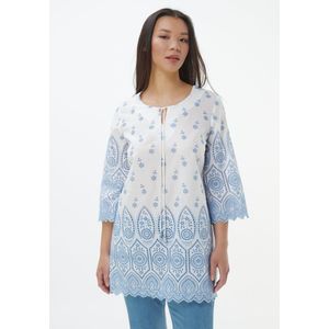 Slip-on tuniek Van Emilia Lay wit