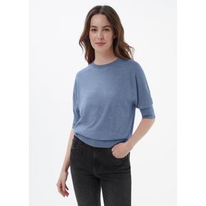 Trui ronde hals Van Peter Hahn blauw