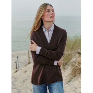 Trui V-hals Van Peter Hahn bruin