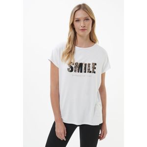 Shirt ronde hals Van Betty Barclay wit