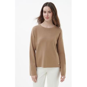 Trui ronde hals Van Uta Raasch beige