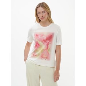 Shirt ronde hals Van Gerry Weber wit