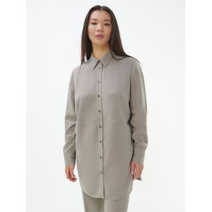 Lange blouse Van Anna Aura beige