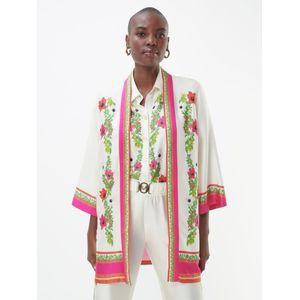 Chasuble wijde 3/4-mouwen Van Marcel Ostertag wit